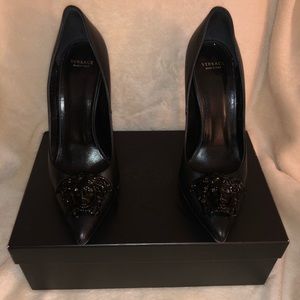 Black Versace Pumps
